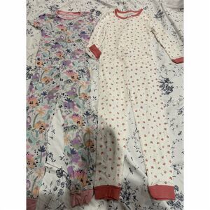 Penelope Mack & Chickpea  Kids Pajama Set 3T Dinosaur & Floral Long Sleeve 2pc